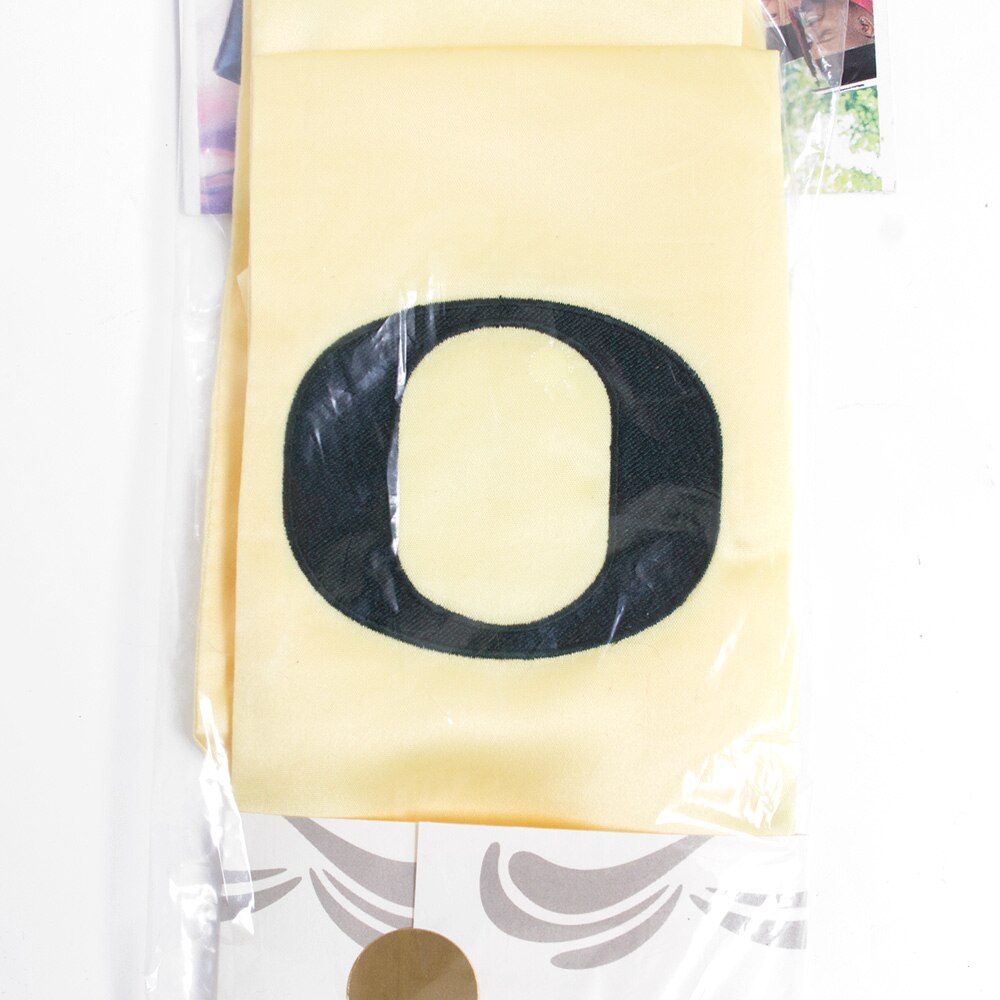 Classic Oregon O, Josten's, Yellow, Stole of Gratitude, Grad, Lemon, Duck Mascot, 137490